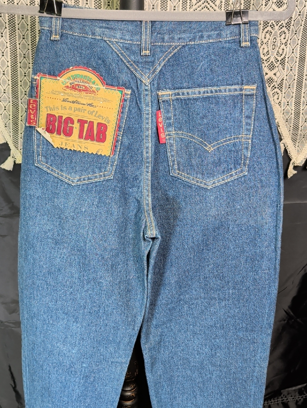 Vintage Levi's Ladies 5 NWT Big Tab Jeans Old Stock 573